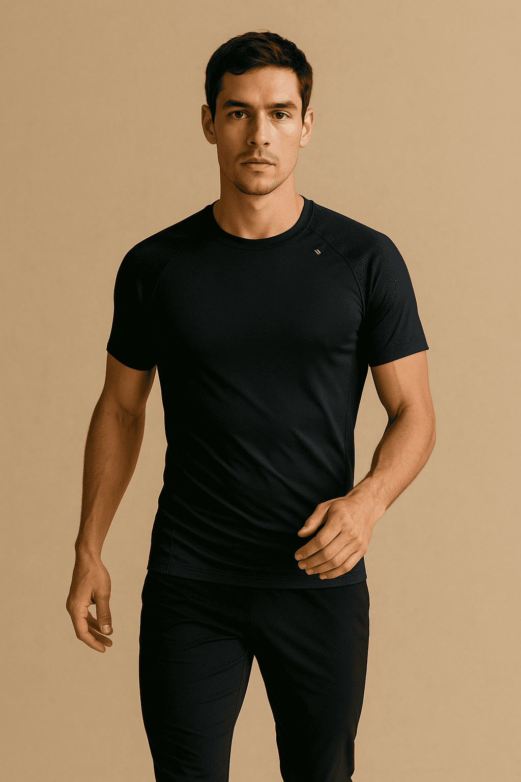 Compression Mesh Tee — ink