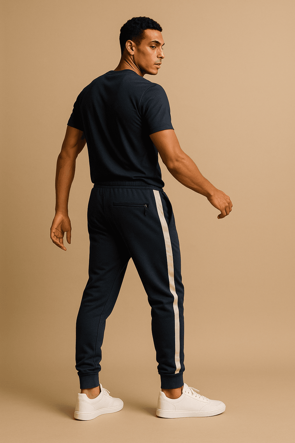 Sport Stripe Jogger — ink
