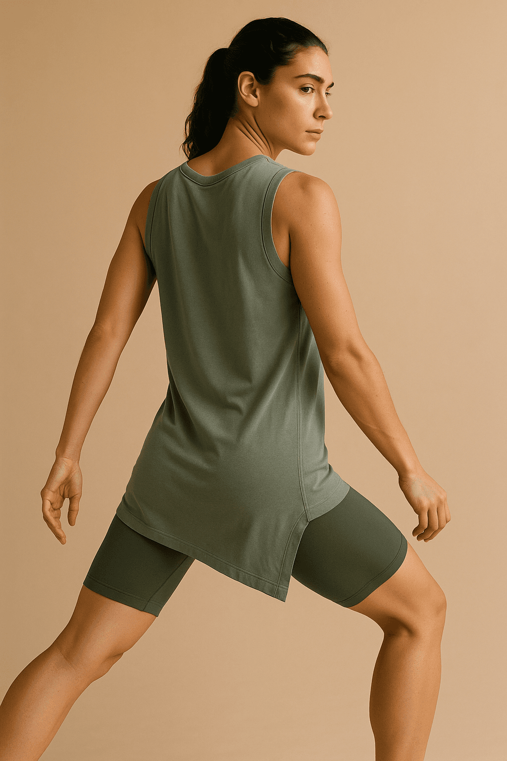 Asymmetric Muscle Tank — sage