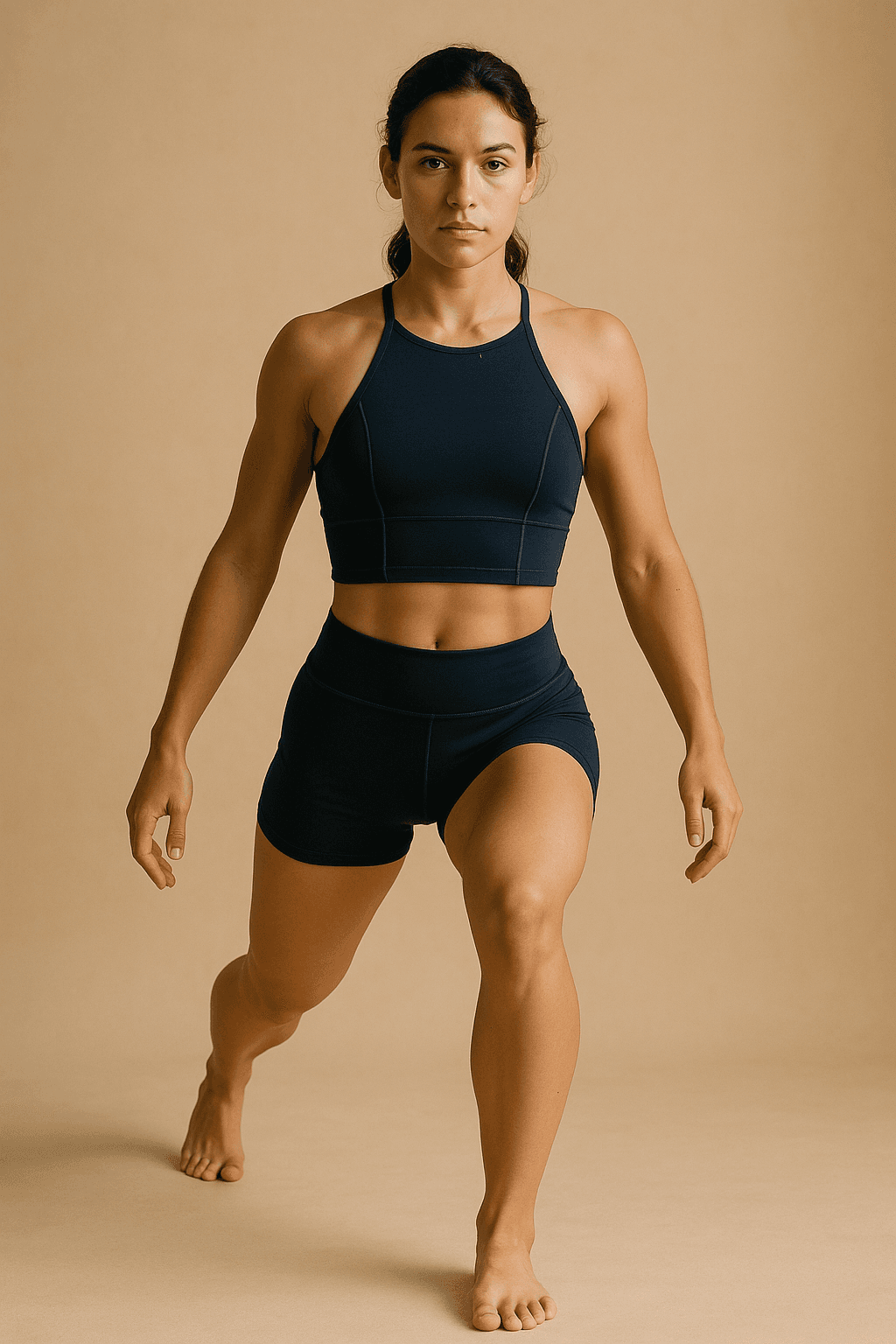 Halter Crop Bralette — ink