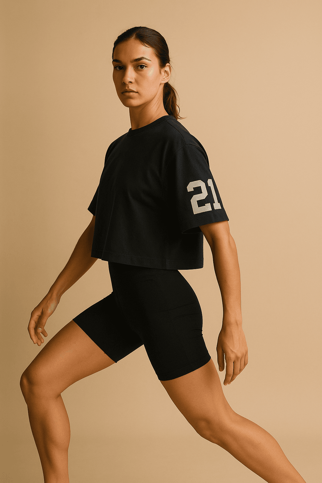 Boxy Logo Tee — ink